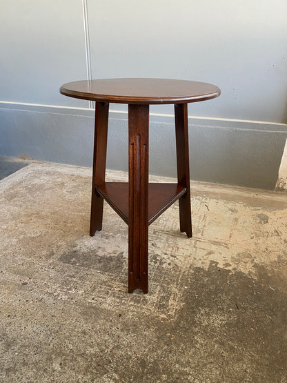 Arts & Crafts Occasional Table w. Triform Legs #2