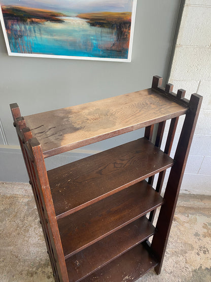 Arts & Crafts Solid Oak Bookcase