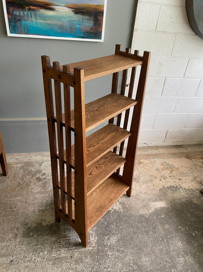 Arts & Crafts Solid Oak Bookcase