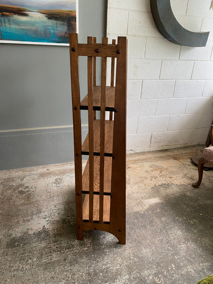 Arts & Crafts Solid Oak Bookcase