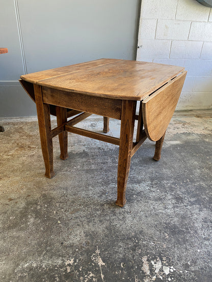 Arts & Crafts Solid Oak Drop Leaf Dining Table