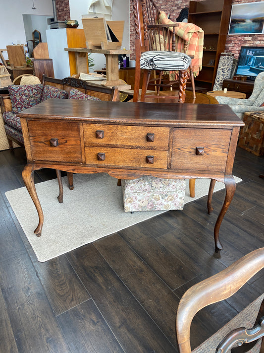 Arts & Crafts Solid Oak Vanity/Dresser
