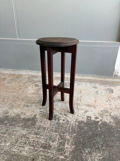 Arts & Crafts Solid Oak Wine Table