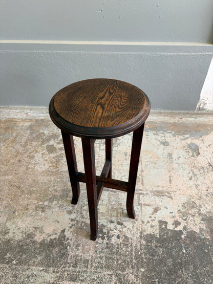 Arts & Crafts Solid Oak Wine Table