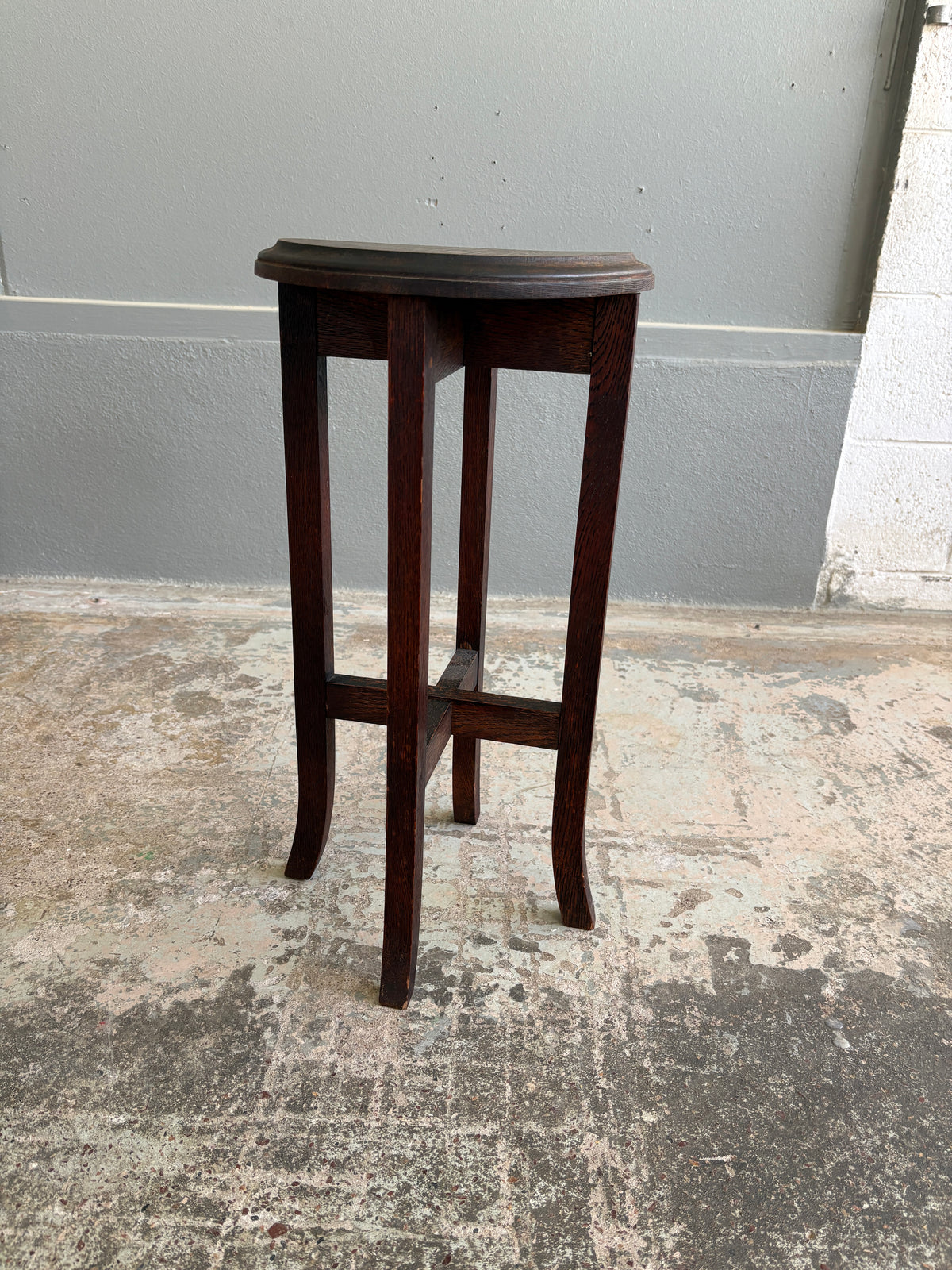 Arts & Crafts Solid Oak Wine Table