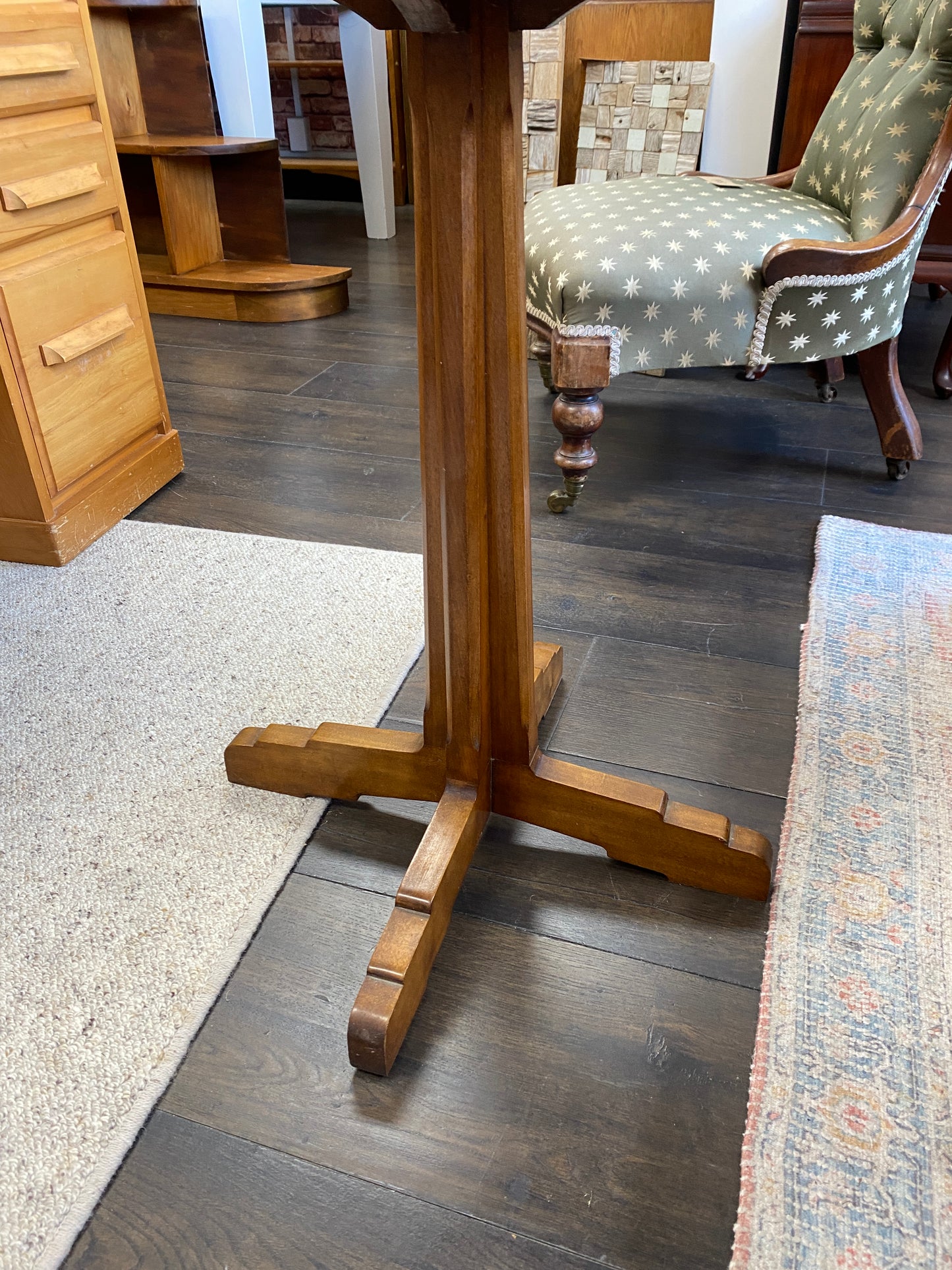 Arts & Crafts Style Mahogany Hall Table