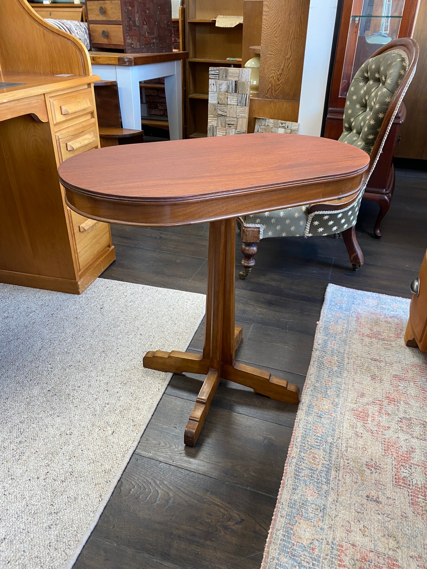 Arts & Crafts Style Mahogany Hall Table