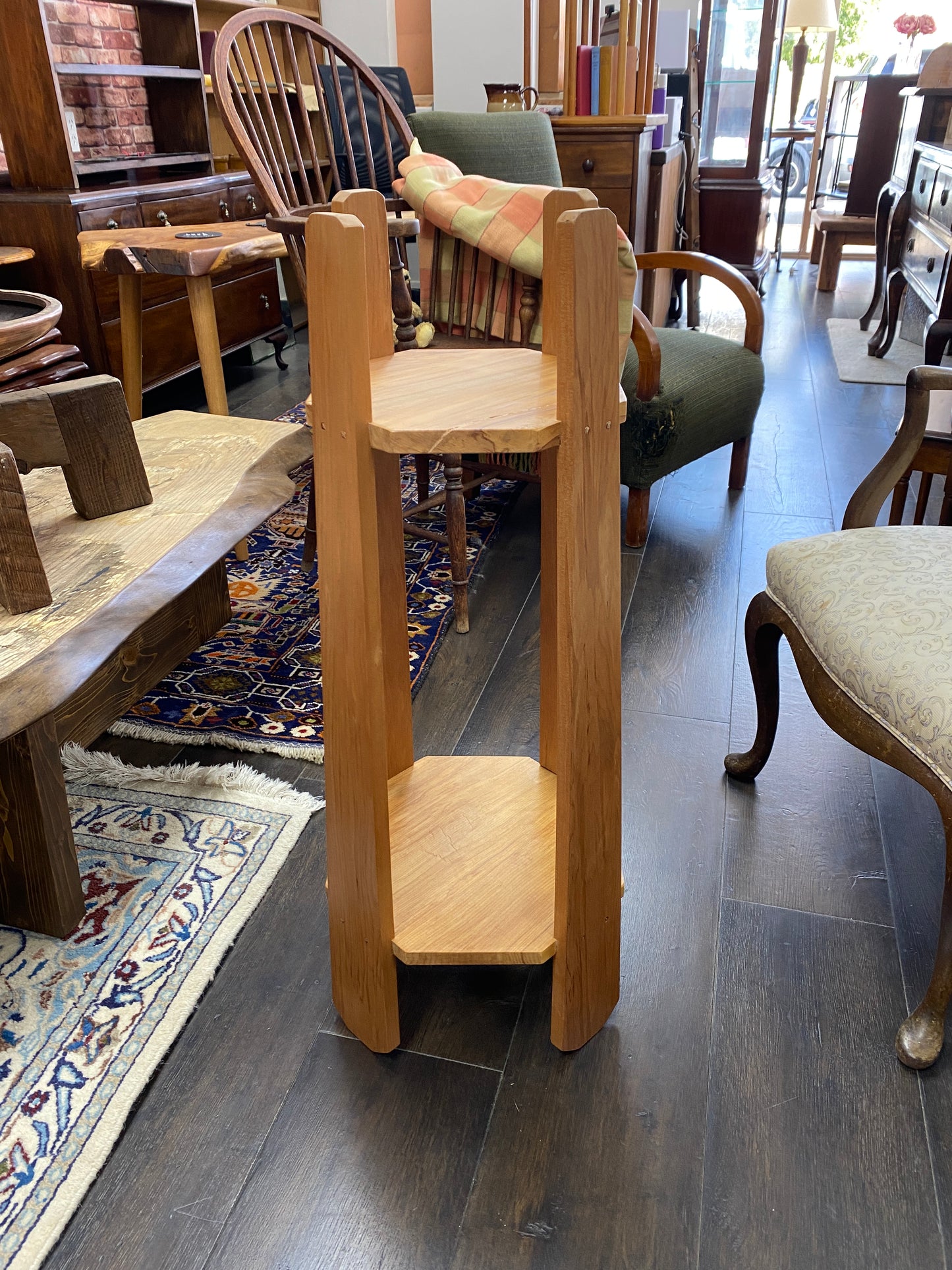 Arts & Crafts Style Rimu Plant Stand