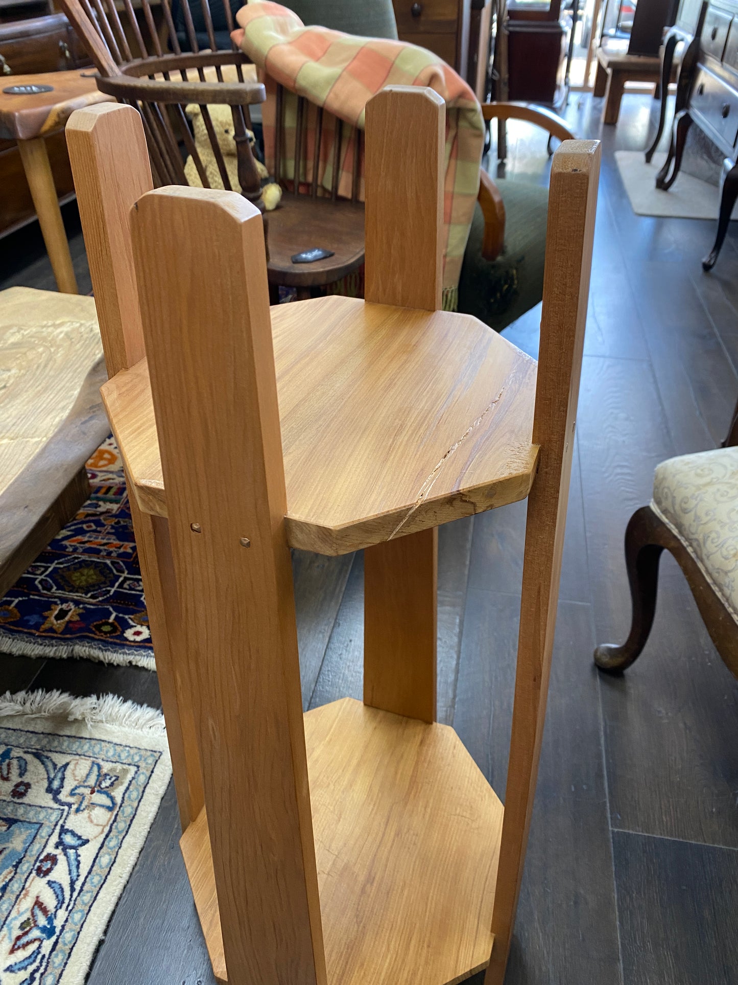 Arts & Crafts Style Rimu Plant Stand