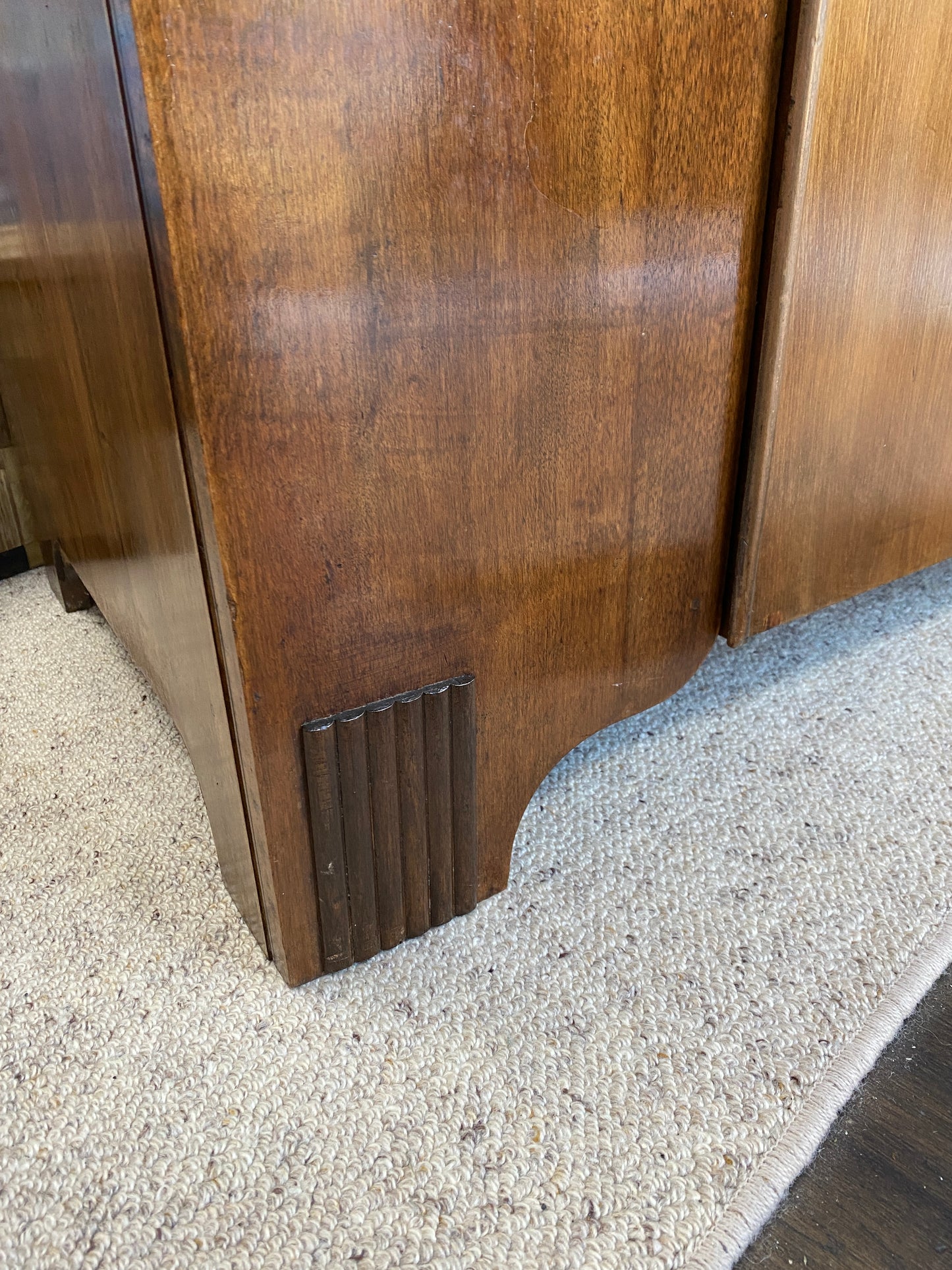 Art Deco Solid Wood Wardrobe