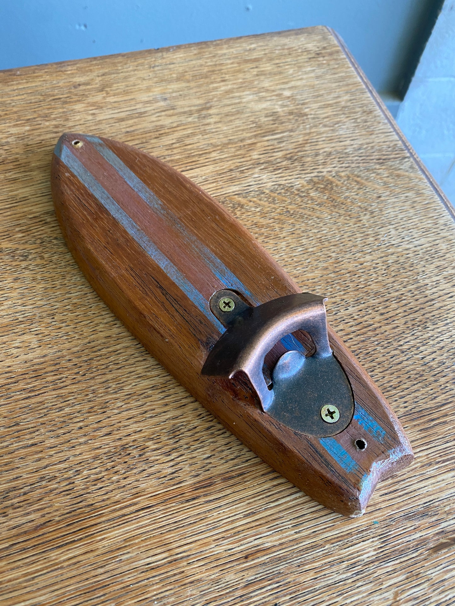 Wall Mounted Reclaimed Surfboard Openers