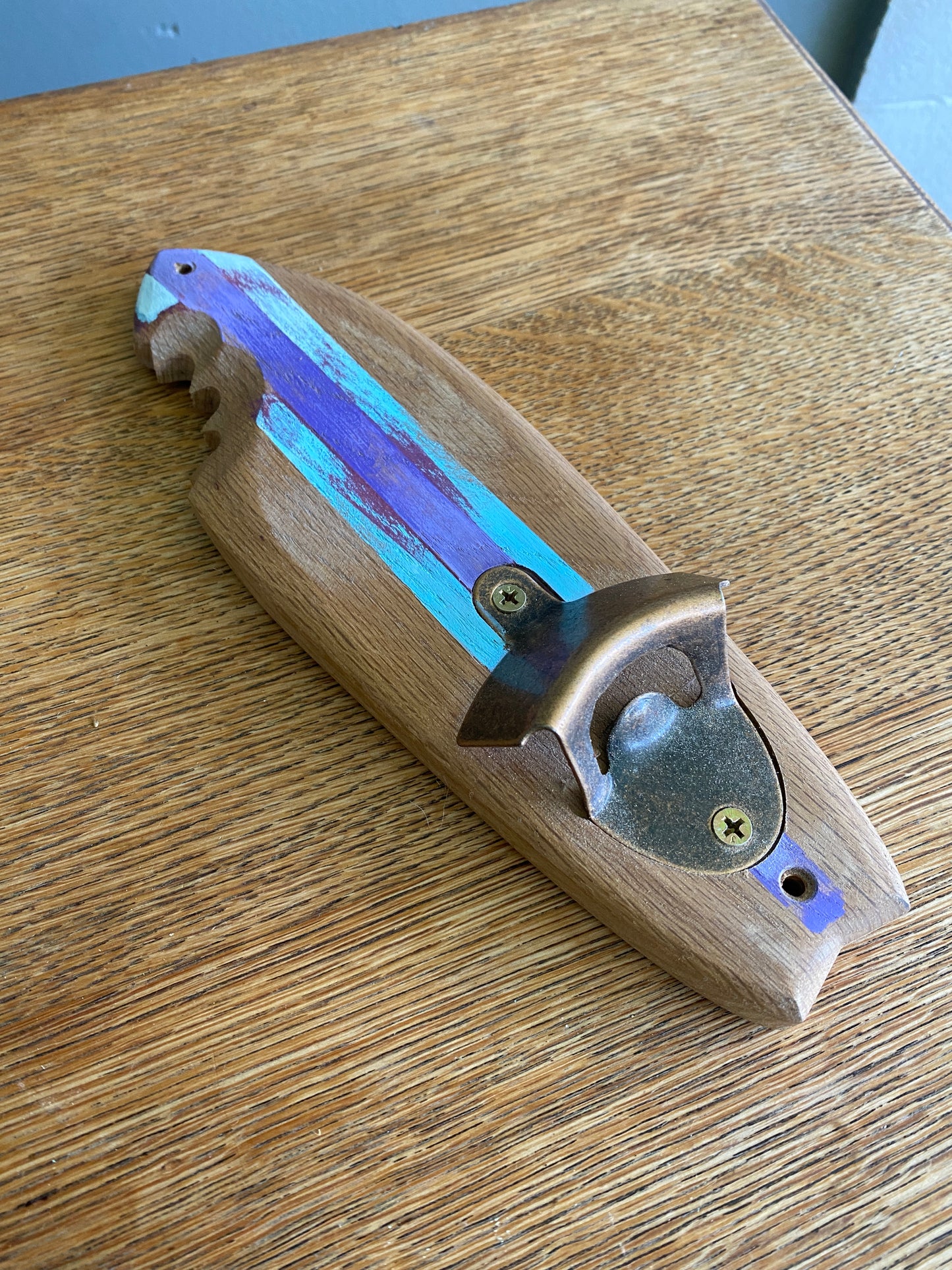 Wall Mounted Reclaimed Surfboard Openers