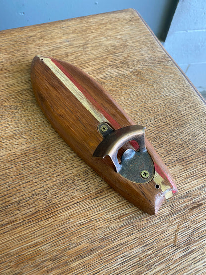 Wall Mounted Reclaimed Surfboard Openers