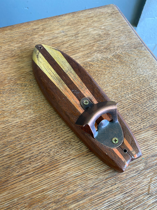 Wall Mounted Reclaimed Surfboard Openers