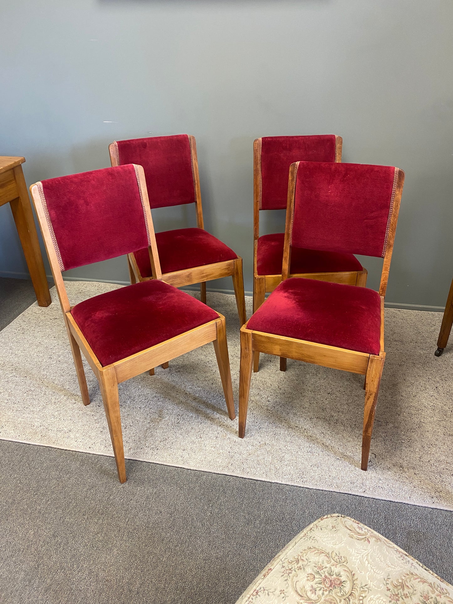 Vintage Deco Style Dining Chairs x 2 (Set 2)
