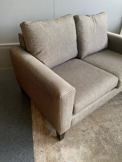 Corduroy Olive Green 2 Seater Sofa