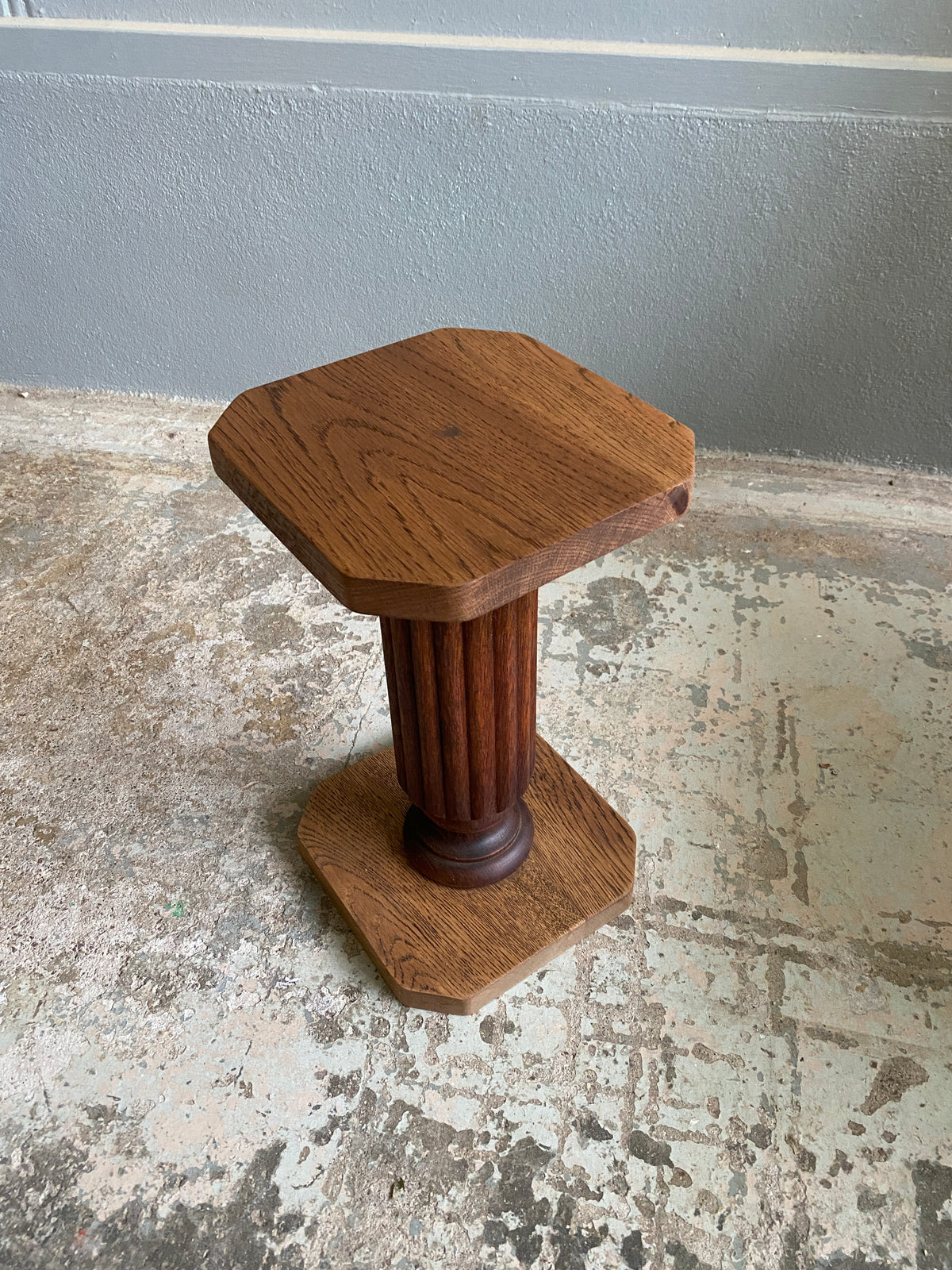 Customized Plot Stand Custom Made Solid Vintage Oak Mini Plant Stand – Plots & Pickles