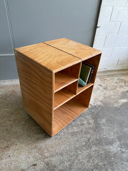 Custom Made Vintage Pine Entertainment Unit/LP Storage