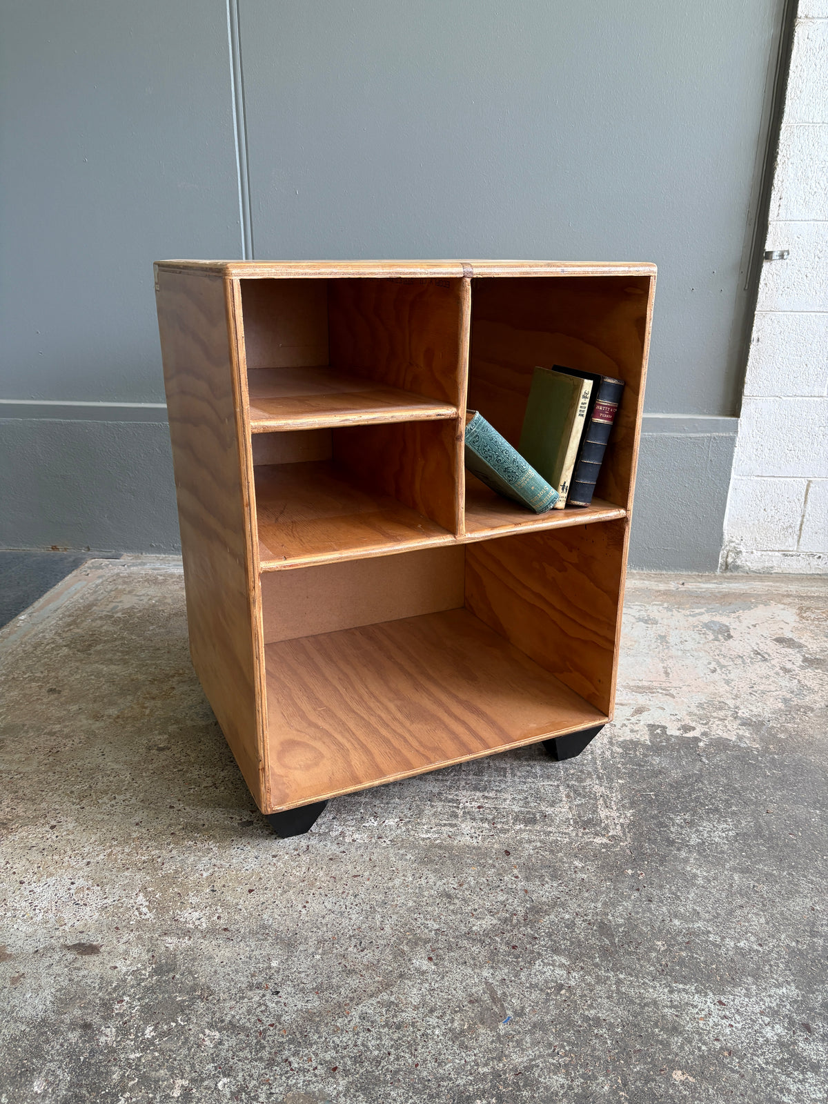 Custom Made Vintage Pine Entertainment Unit/LP Storage