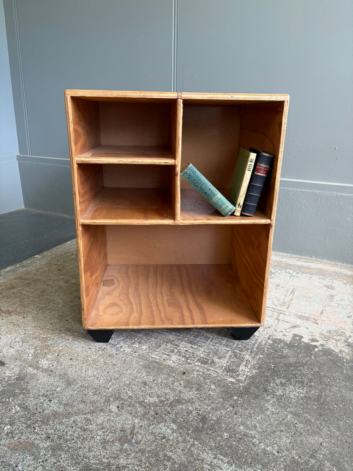 Custom Made Vintage Pine Entertainment Unit/LP Storage