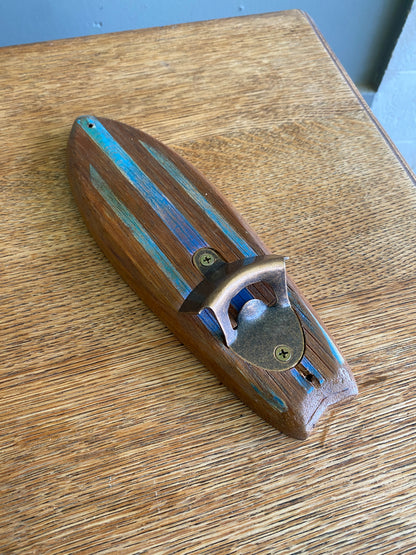Wall Mounted Reclaimed Surfboard Openers