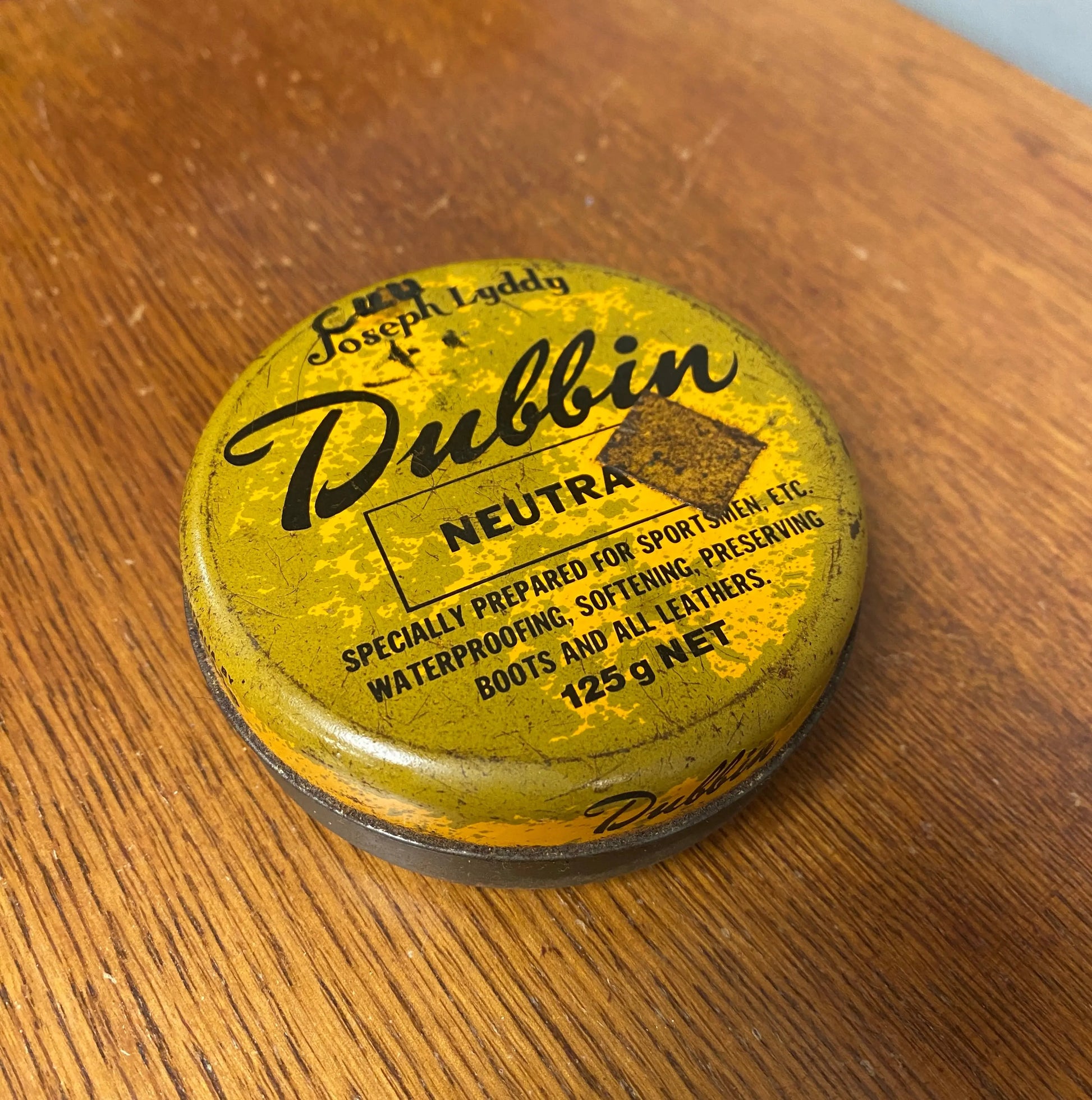 Dubbin Neutral Vintage Tin - Plots & Pickles