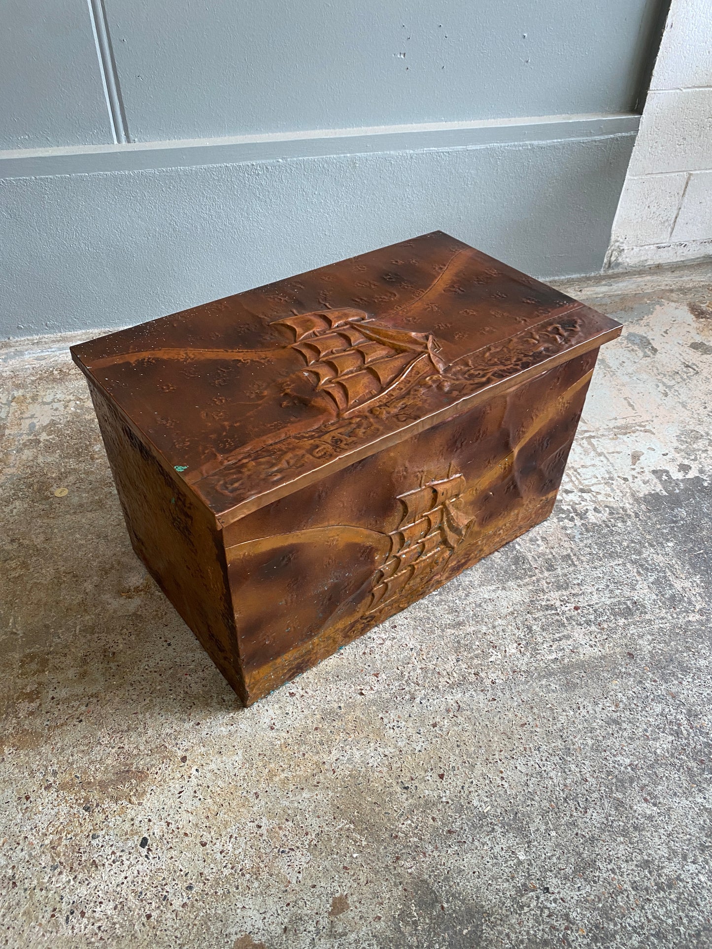 Early 1900s Copper Clad Firebox