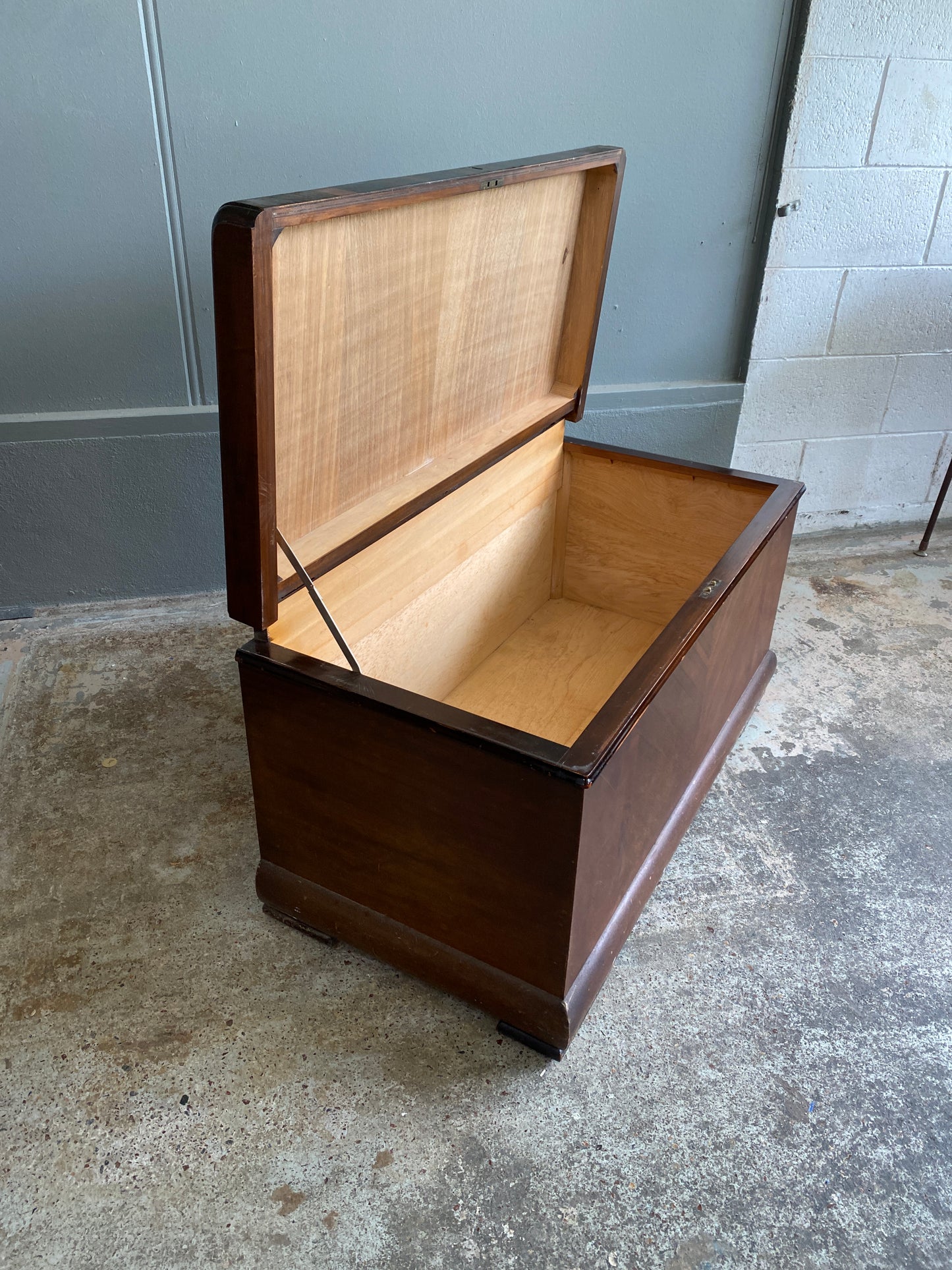 English Art Deco Blanket Box
