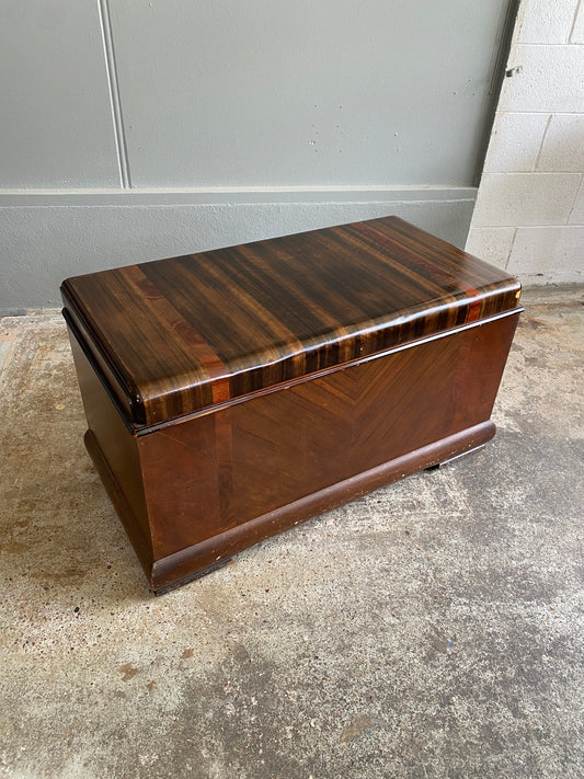 English Art Deco Blanket Box