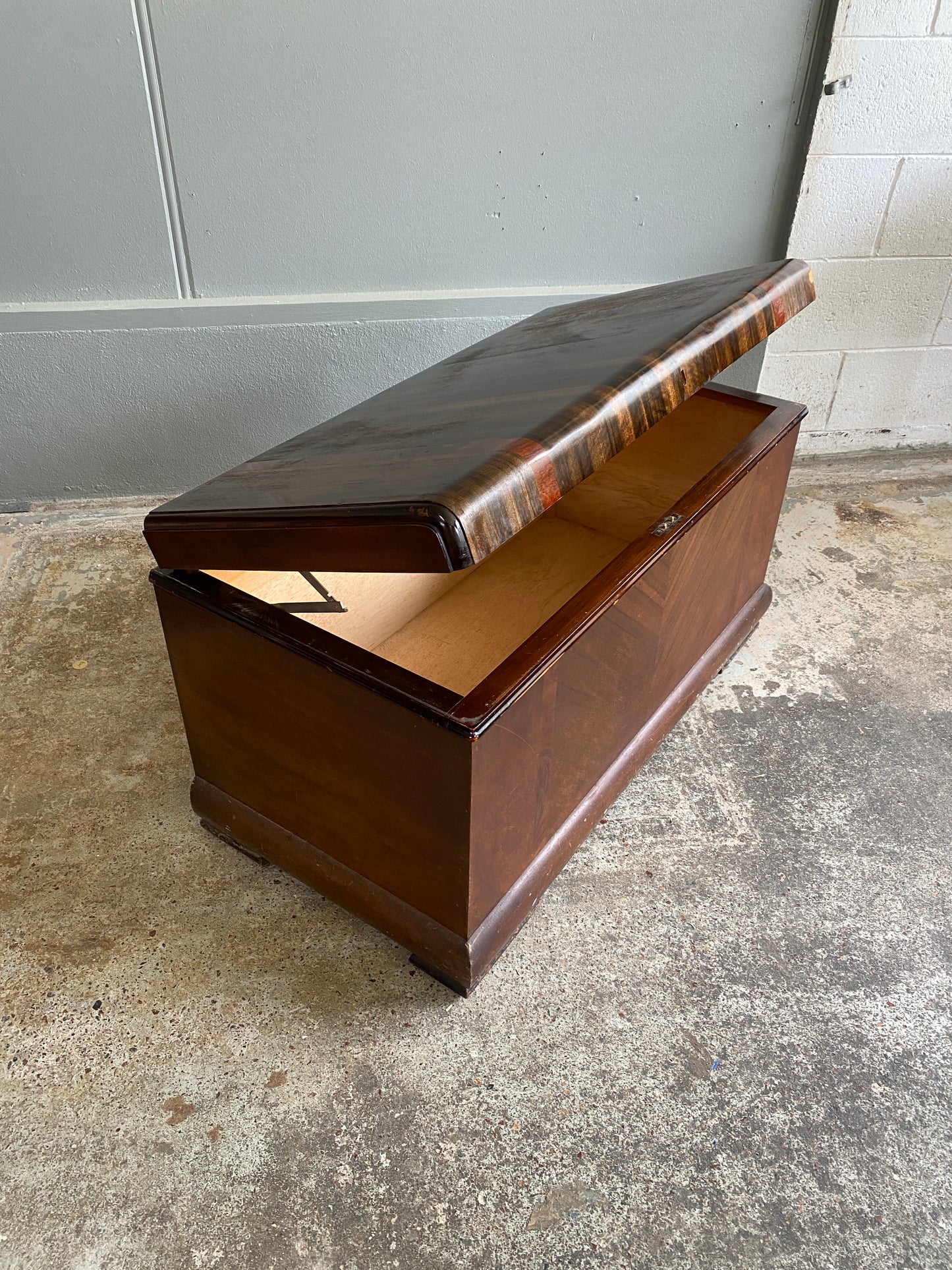 English Art Deco Blanket Box