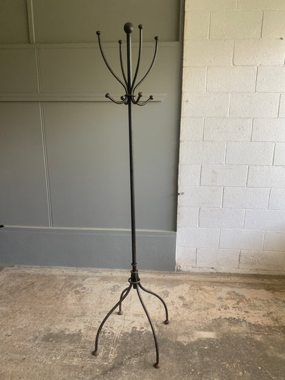 Hand Made Wrought Iron Coat Stand