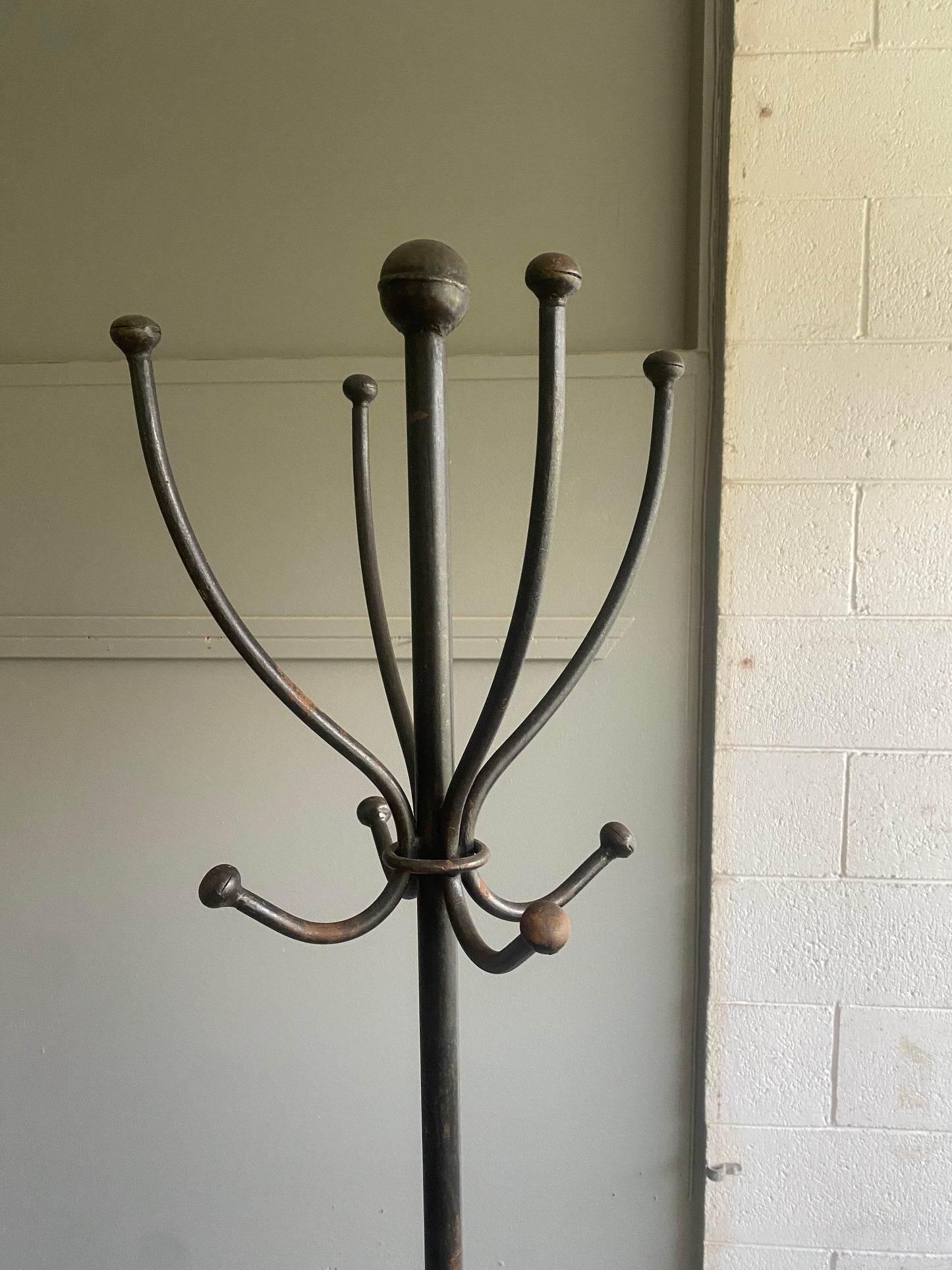 Hand Made Wrought Iron Coat Stand