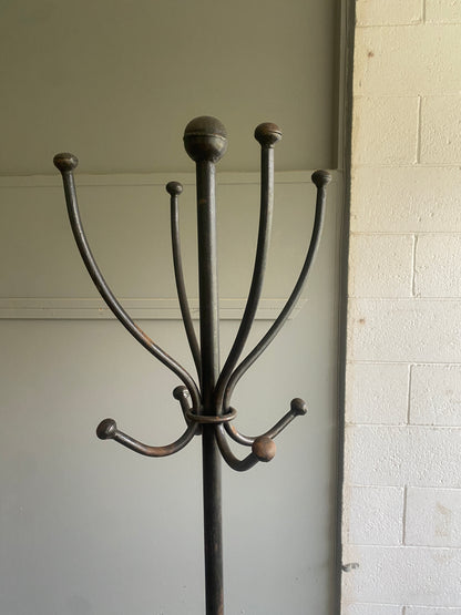 Hand Made Wrought Iron Coat Stand