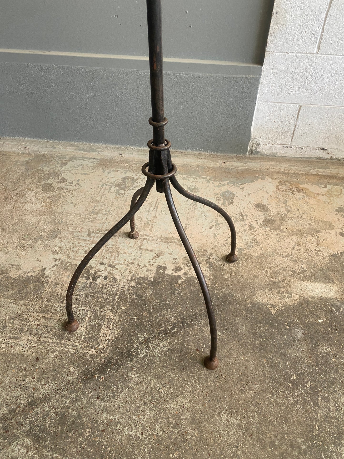 Hand Made Wrought Iron Coat Stand