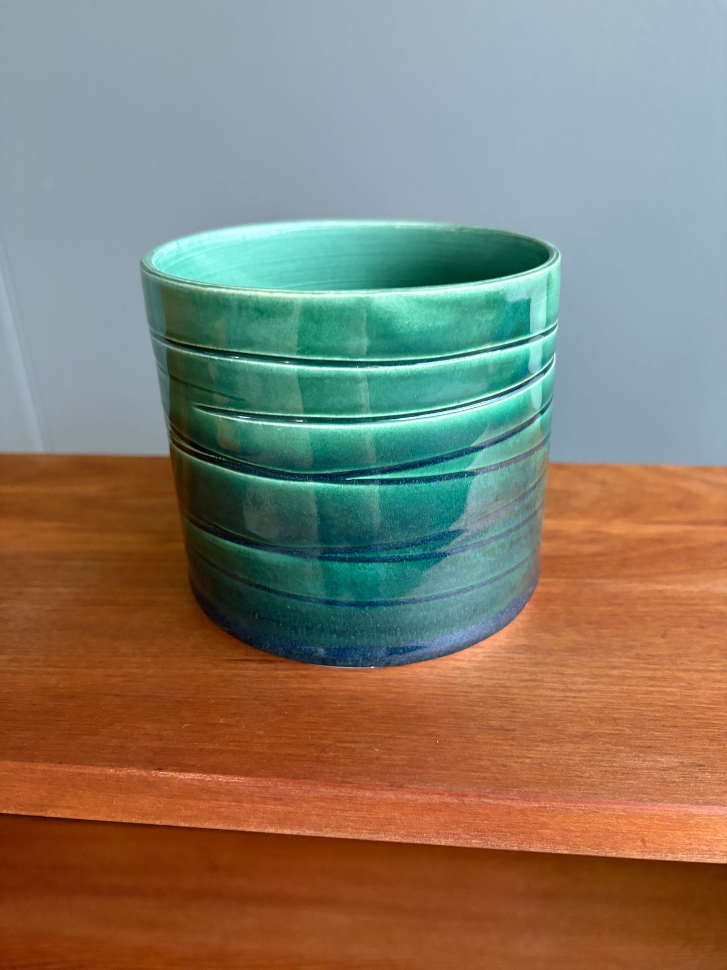 Handmade Emerald Decorative Plant Pot