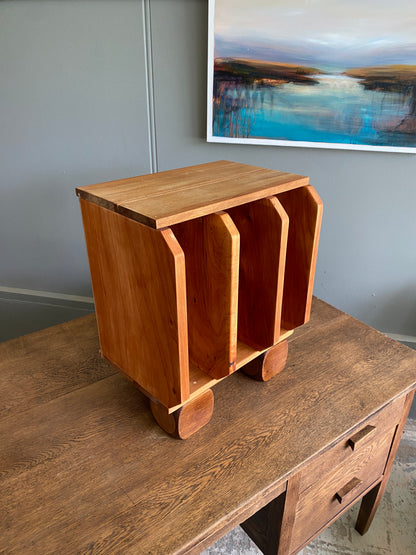 Handmade Oak, Rimu & Macrocarpa LP Rack