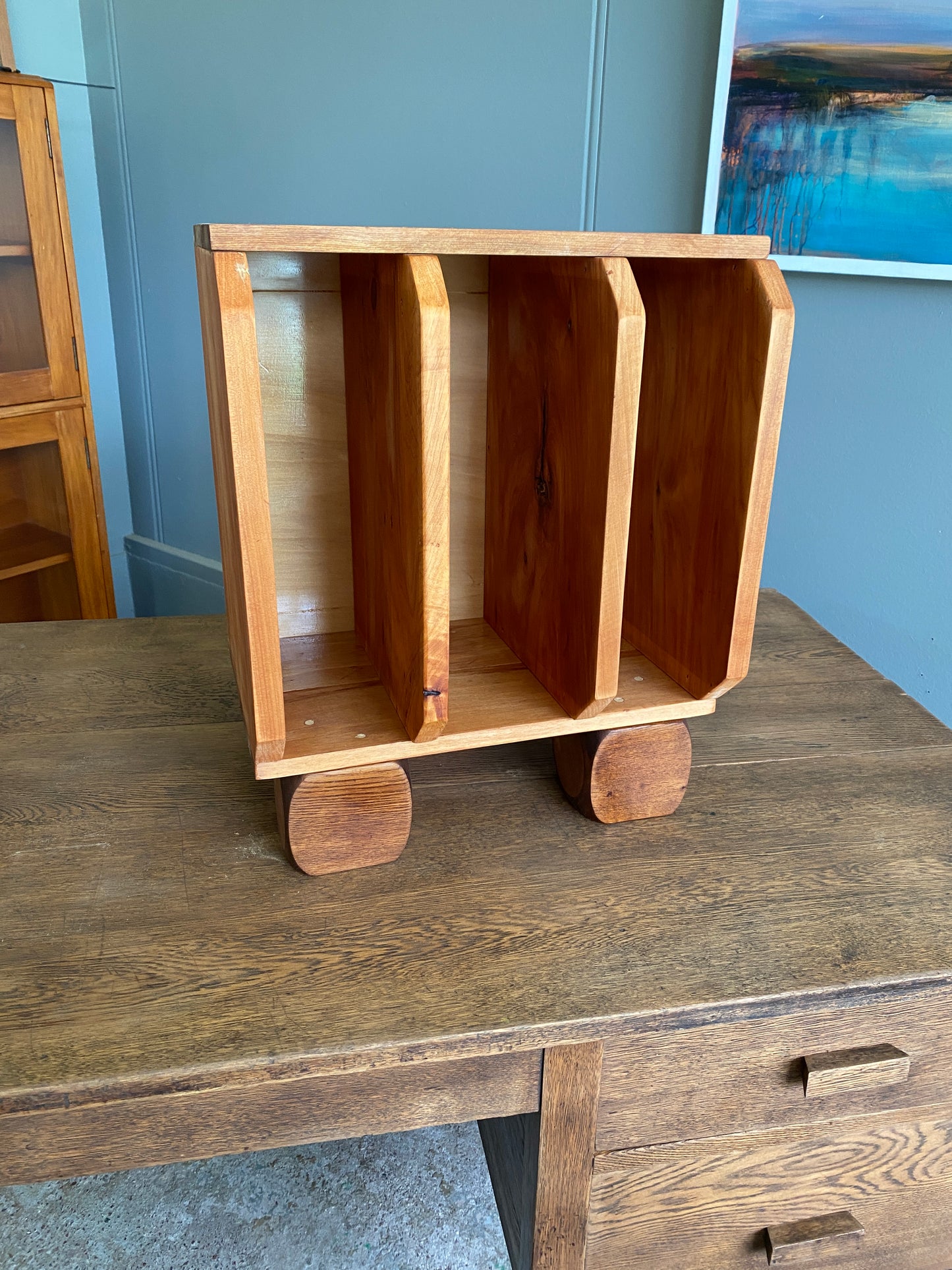 Handmade Oak, Rimu & Macrocarpa LP Rack