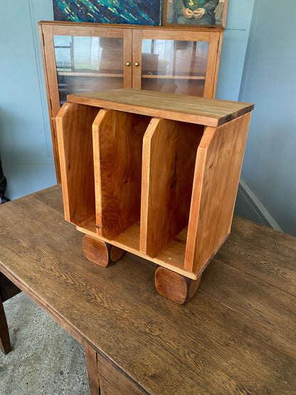 Handmade Oak, Rimu & Macrocarpa LP Rack