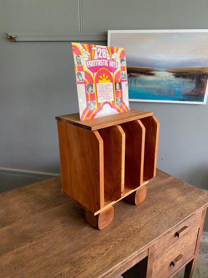 Handmade Oak, Rimu & Macrocarpa LP Rack