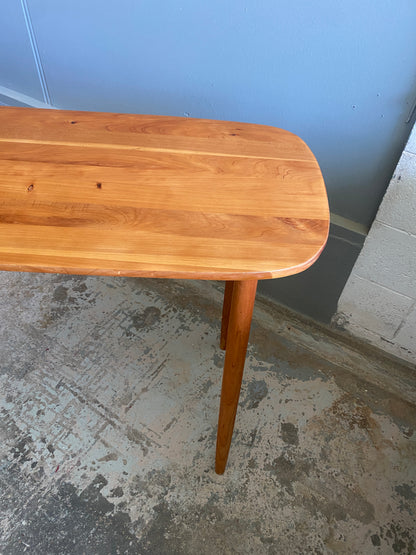 Handmade Reclaimed Macrocarpa Asymmetric Hall Table