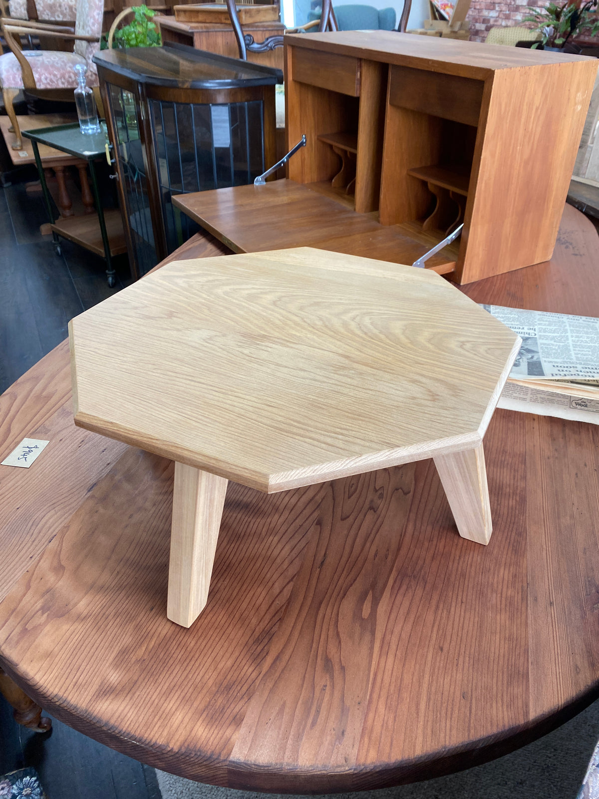 Reclaimed Rimu Table Handmade Reclaimed Rimu Low Side Table – Plots & Pickles