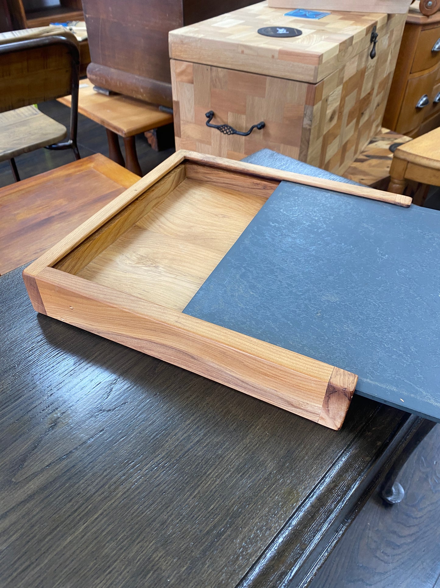 Handmade Rimu & Slate Food Platter