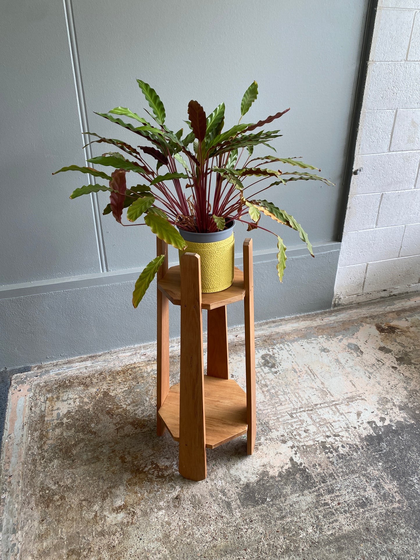 Arts & Crafts Style Rimu Plant Stand