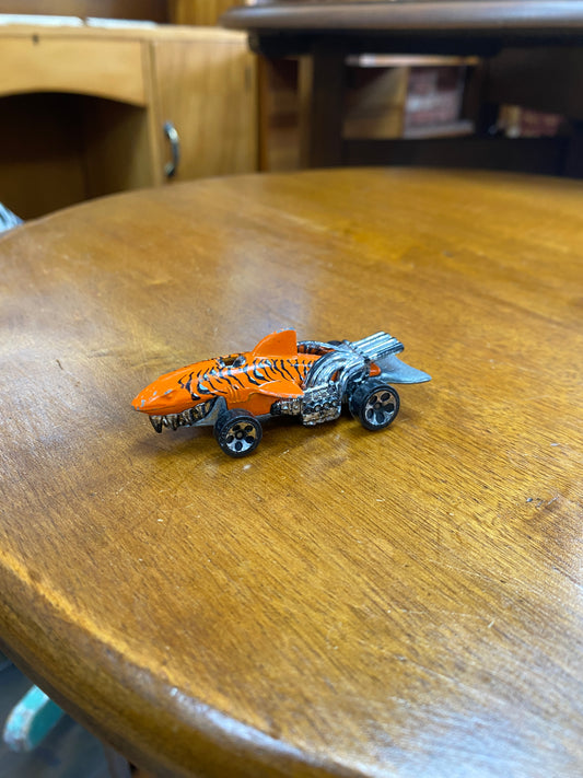 Vintage 1986 Hot Wheels Shark Cruiser Orange Rare