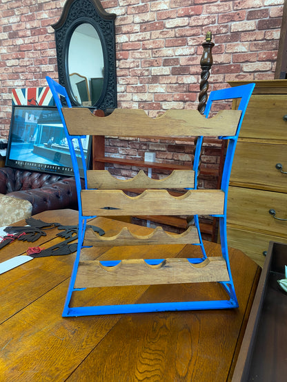 Industrial Scratch-built Wine Rack