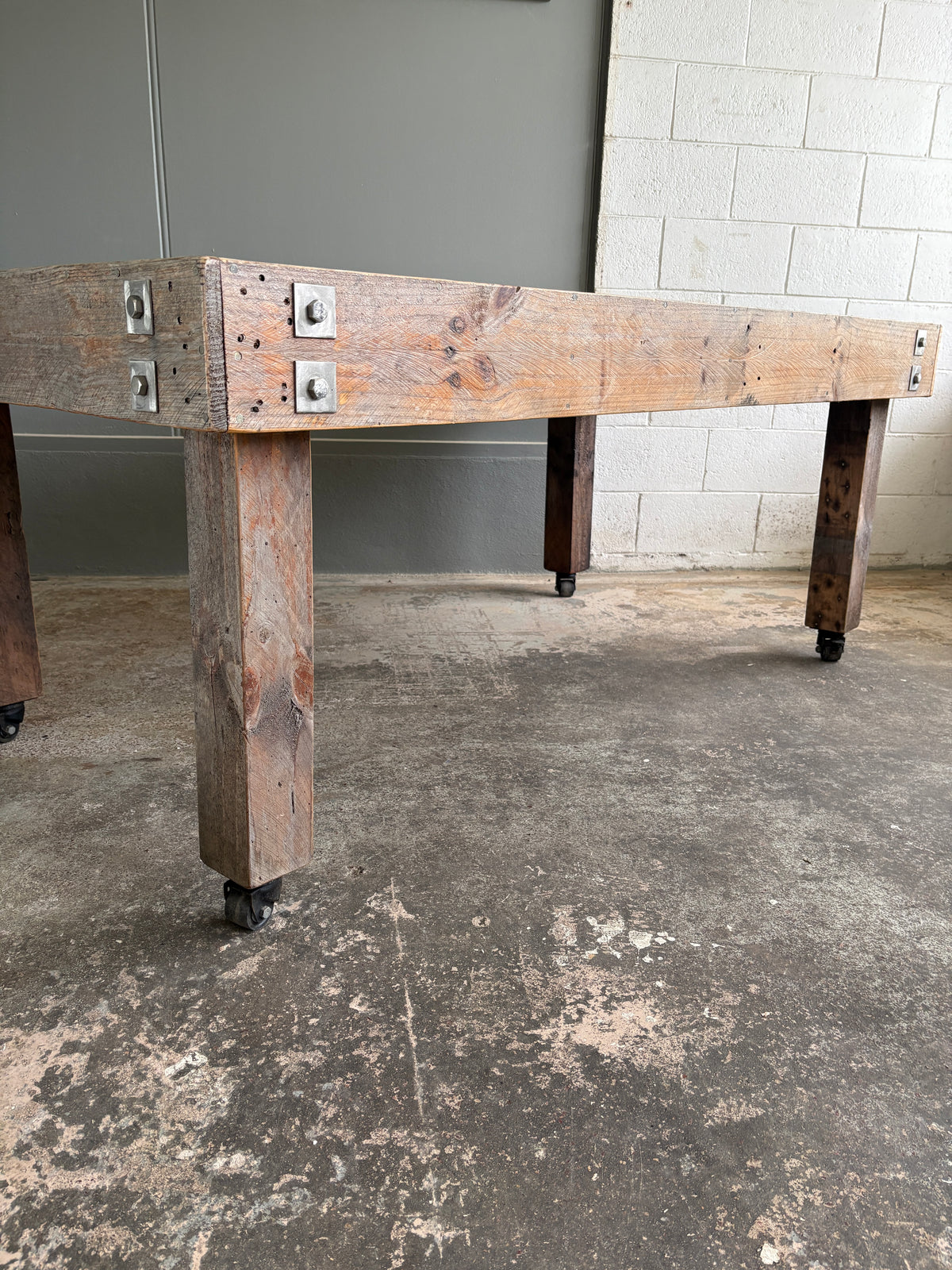 Industrial Style Reclaimed Dining Table