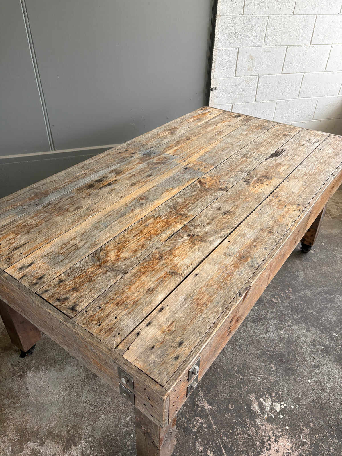 Industrial Style Reclaimed Dining Table