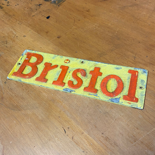 Industrial 'Bristol' Sign