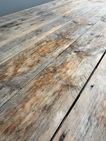 Industrial Style Reclaimed Dining Table