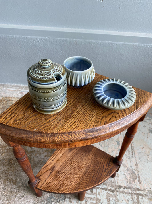 Irish Wade Condiment Pots (3)
